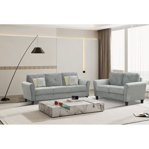 Wenty Living Room Two Piece Sofa Set, Living Room Three Seater+Two ... pertaining to Creating the Ideal Seating Arrangement with a 2 Piece Sofa Set
