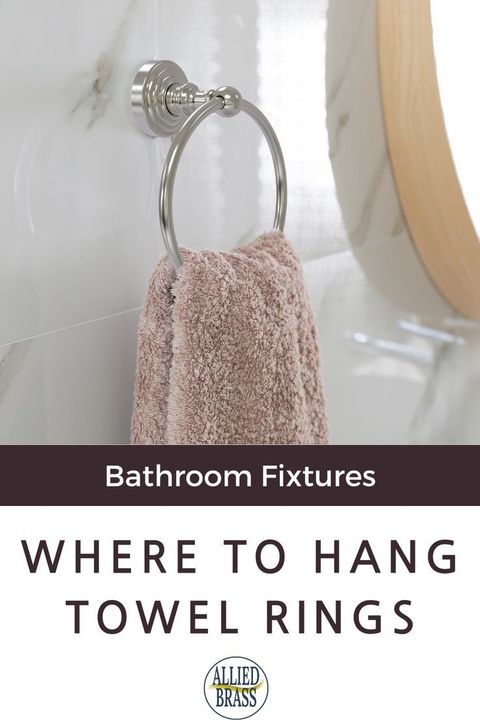 Where To Place Towel Rings In Your Bathroom – Artofit regarding Why Shower Rings Closet