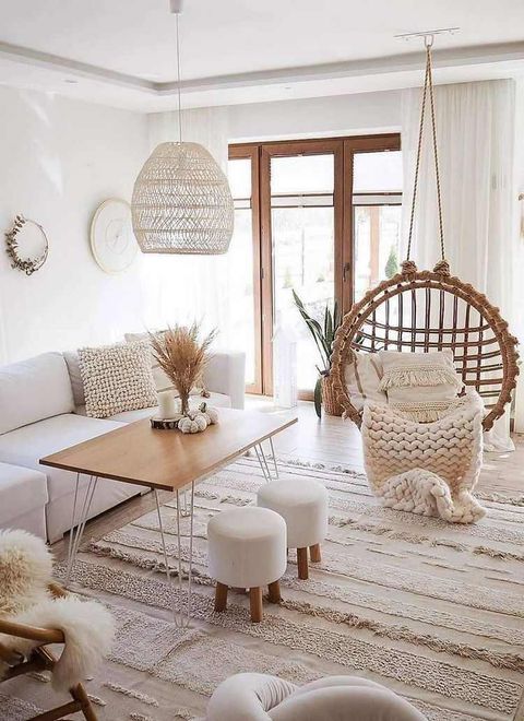 White Bohemian Living Room pertaining to Understanding the Essence of Modern Bohemian Living Room Design
