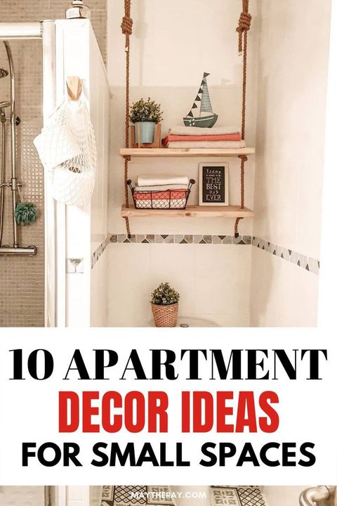10 Brilliant Small Apartment Decor Ideas To Copy | Small Apartments ... for Decorating Hacks Small Spaces