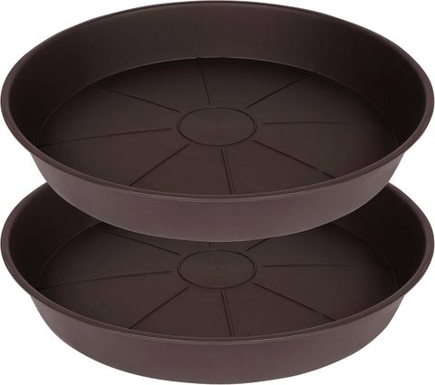 2 Pack Of Plant Saucer 24 25 Inch (23 Inch Base), Deep Heavy Duty ... within Plant Saucers Kitchen Storage