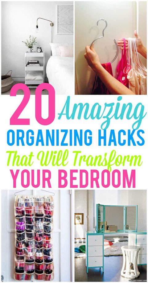 20 Amazing Organization Hacks That Will Transform Your Bedroom ... pertaining to Hotel Inspired Bedroom Organizing Hacks