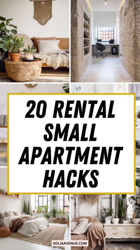20 Small Apartment Hacks To Maximize Small Space | Small Apartment ... inside Creative Storage Solutions for Tiny Living Rooms