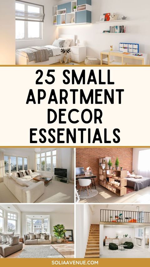 25 Clever Decor Hacks For Small Apartments In 2024 | Small Apartment ... with Decorating Hacks Small Spaces