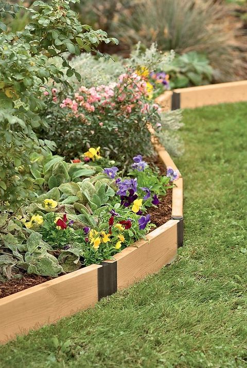 25 Stylish Garden Bed Edging Ideas - Digsdigs in Mastering the Art of Natural Garden Bed Edging Methods