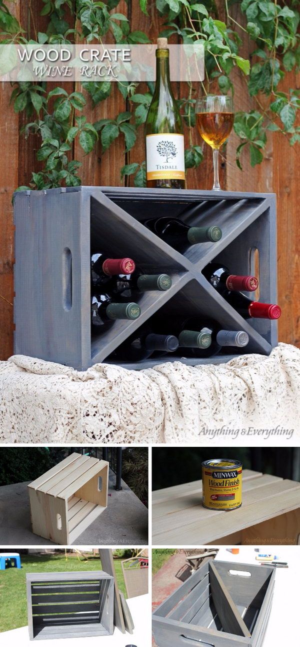SimpleDIY projects that turn wine crates into beautiful home accents