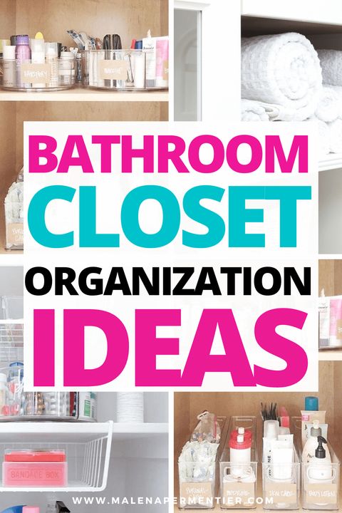9 Bathroom Closet Organization Ideas To Make The Most Of Your Space with How to Maximize Your Closet Space with Strategic Shower Ring Storage