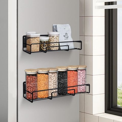 Amazon.com: Magnetic Spice Racks For Refrigerator 2Pack-Super Strong ... intended for Magnetic Spice Racks Kitchen