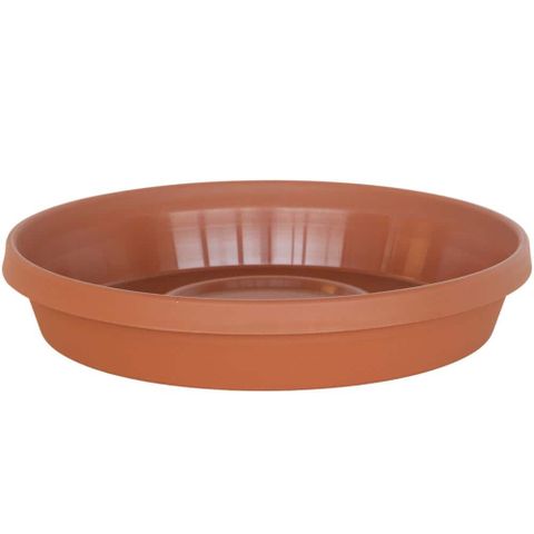 Bloem Terra 14 In. Terra Cotta Plastic Plant Saucer Stt1446 - The Home ... within Smart Solutions for Keeping Your Kitchen Organized with Plant Saucers