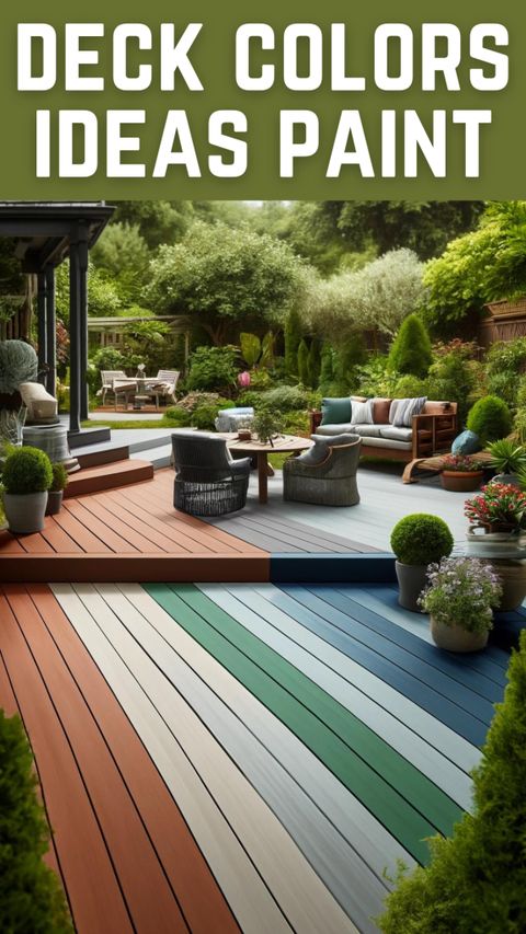 Deck Painting Ideas: The Ultimate Guide To Choosing Colors ... with regard to Choosing the right paint colors for your deck that will last