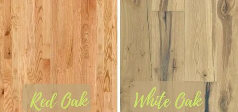 Difference Between Red Oak Vs. White Oak Hardwood Flooring - Wfc Wood ... with Red Oak Vs White Oak Flooring
