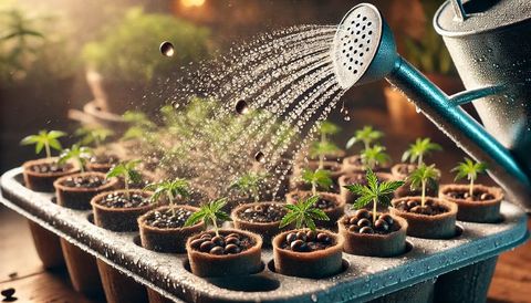How Often To Water Cannabis Seeds | Trusted Cannabis Guide with Seed germination success depends on proper watering schedule