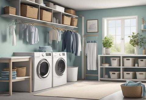 How To Organize A Laundry Room With Drying Racks: It's Easy! intended for Tips Organizing Drying Racks