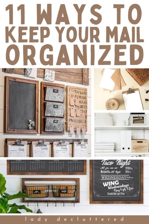 How To Organize Your Mail Efficiently inside Mail Carrier Tips Organizing Mail