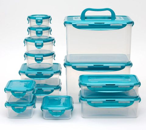 Nestable Food Storage Container Set Only $1.41 Per Container ... with Nestable Storage Sets Fridge