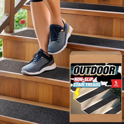 Outdoor Stair Treads Non Slip 30" X 8" - 5-Pack Weather Resistant ... intended for Outdoor Stair Treads Non Slip