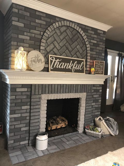 Painting Over Brick Fireplace – Fireplace Guide By Linda regarding How To Paint Over Brick Fireplace