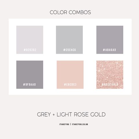 Rose Gold Color Palette with Expert tips for selecting colors that harmonize with rose gold