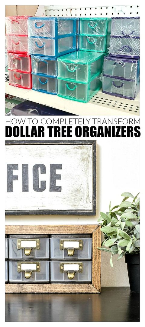 Transform Dollar Tree Organizers In A Few Easy Steps | Little House Of ... regarding Dollar Tree Candy Organizers