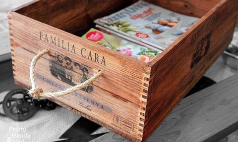 Wooden Wine Crate Storage Wine Crate Garden Tidymom® pertaining to Diy Wine Crate Storage